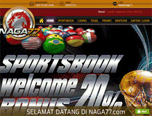 Tablet Screenshot of naga77.com